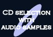 selection of CDs and audio samples